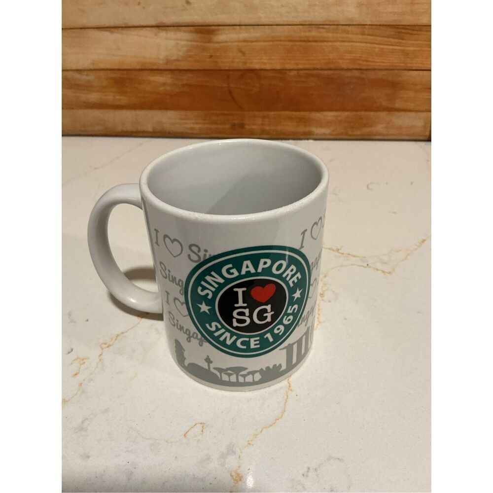 Starbucks Coffee Collector Series  Singapore Since 1965 Ceramic Mug Cup